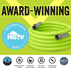 Flexzilla Garden Hose, Lightweight All-Weather Water Hose, Durable and Flexible, Leak-Free Connections